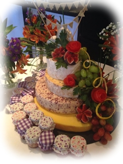 Amy's Cheese Wedding Cake from R P Davidson