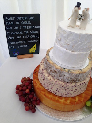 Joe and Katie's Wedding Cheese Cake from R P Davidson, the Cheese Factor