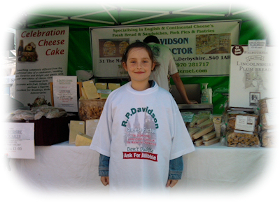 Third Generation Davidson helping out at Sheffield Farmers Market