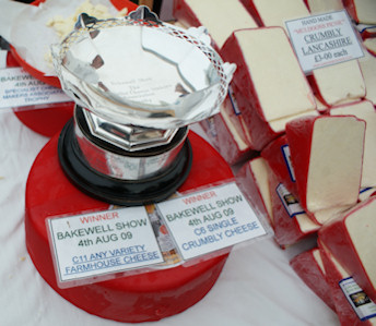 Sean Wilson, Saddleworth Cheese Company, Prizes at Bakewell Show 2009