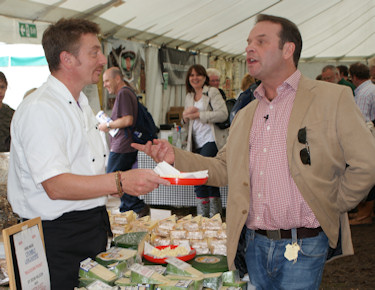 Sean Wilson talking to BBC East Midlands Today at Bakewell Show 2009