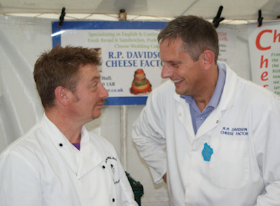 Sean Wilson and Simon Davidson enjoying a joke at Bakewell Show 2009