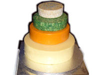Cheese Wedding Cake Basic Construction Example