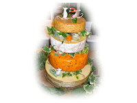Cheese Wedding Cake Examples 12
