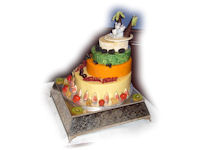 Cheese Wedding Cake Examples 8