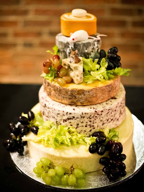 Cheese Wedding Cake Examples 2