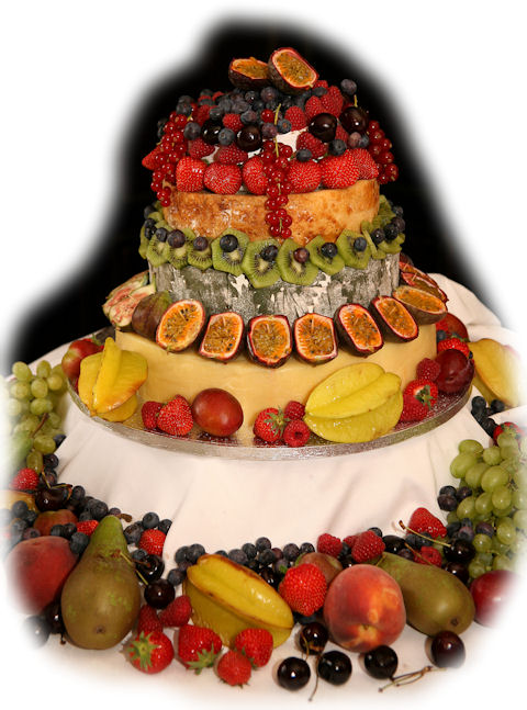 Cheese Wedding Cake Examples 1