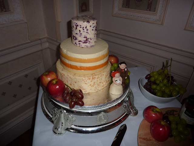 Cheese Wedding Cake Examples 19