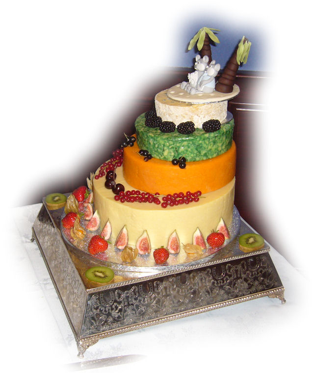 Cheese Wedding Cake Examples 8