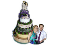 Cheese Wedding Cake Featured-Couples 2